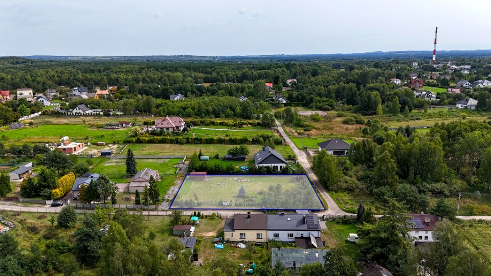Działka usługowa Myszków