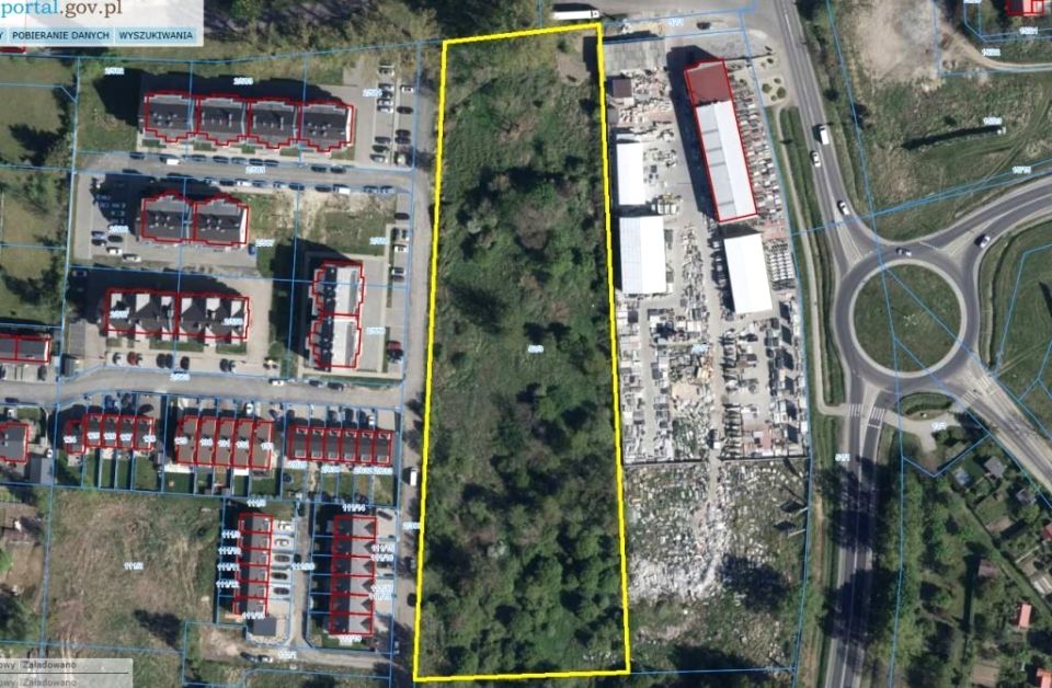 Działka usługowa Zgorzelec