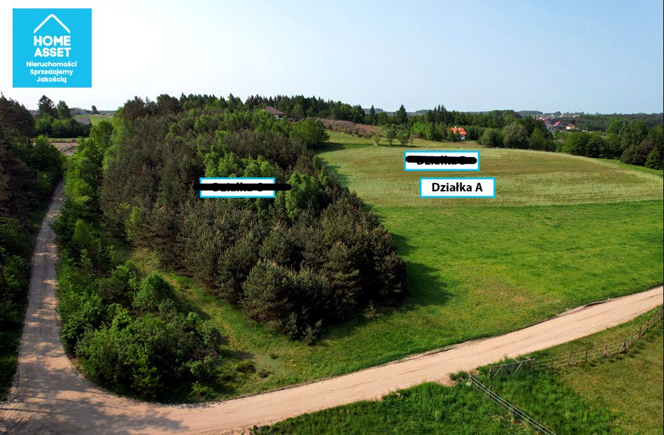 Działka nad jeziorem