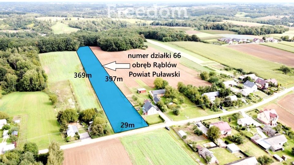 Działka budowlano-rolna Rąblów