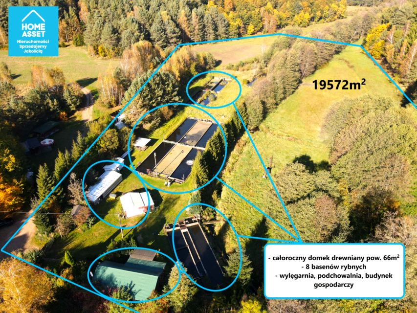 Działka nad jeziorem
