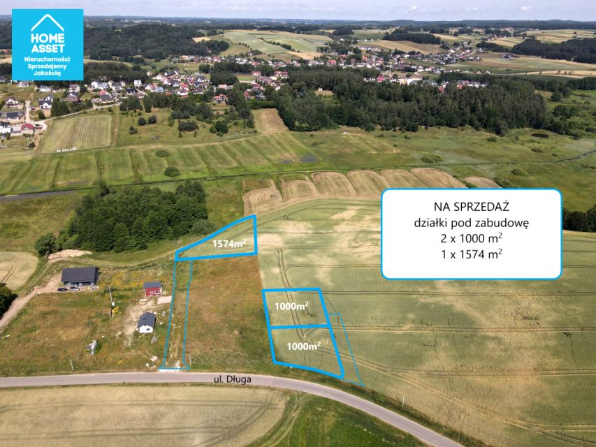 Działka przy lesie