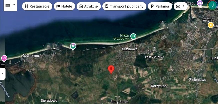 Działka nad jeziorem