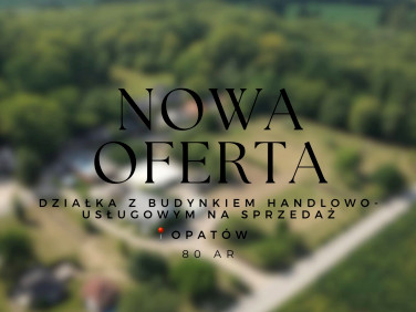 Działka usługowa Opatów