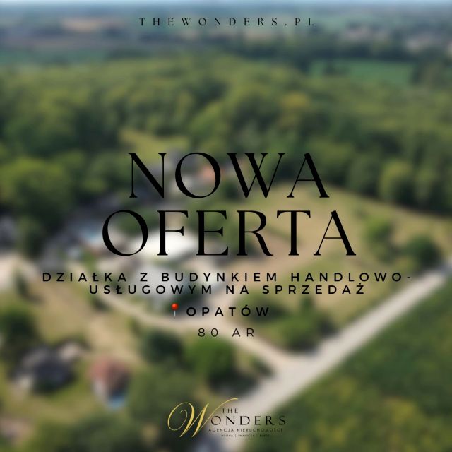 Działka usługowa Opatów