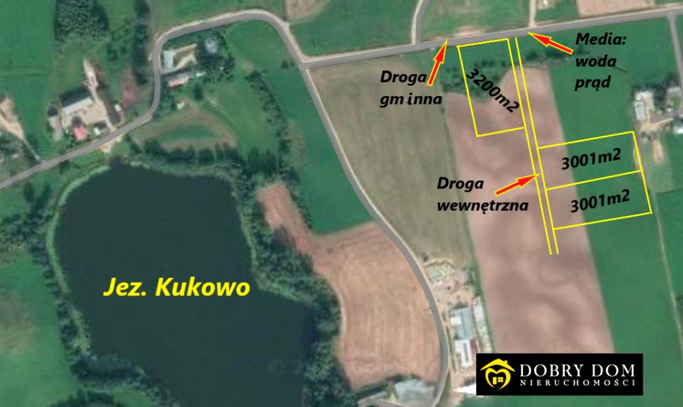 Działka budowlana Kukowo
