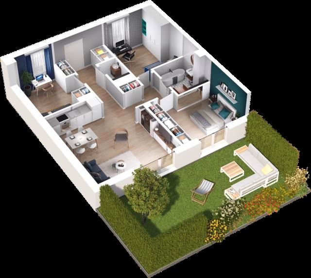Mieszkanie apartamentowiec Falenty