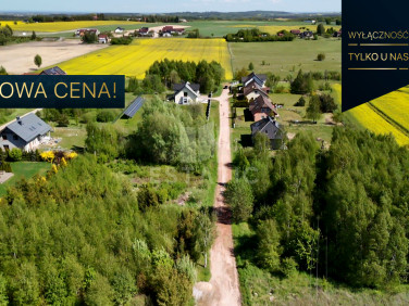 Działka przy lesie