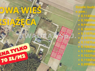 Działka inwestycyjna Nowa Wieś Książęca