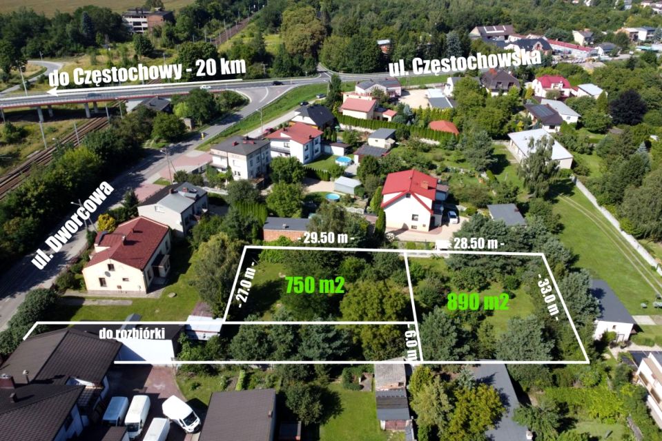 Działka inna Kłomnice