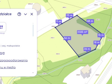 Działka inwestycyjna Wysowa-Zdrój
