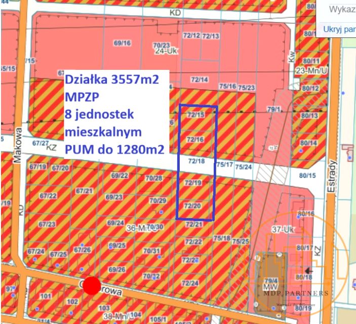 Działka budowlana Mościska