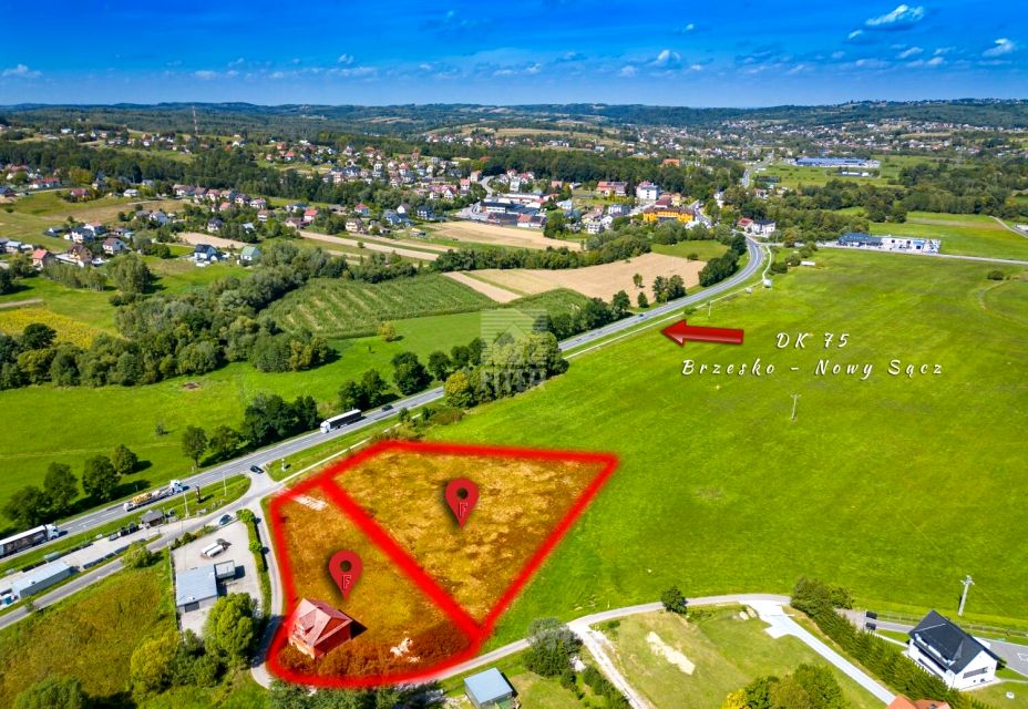 Działka inwestycyjna Gnojnik