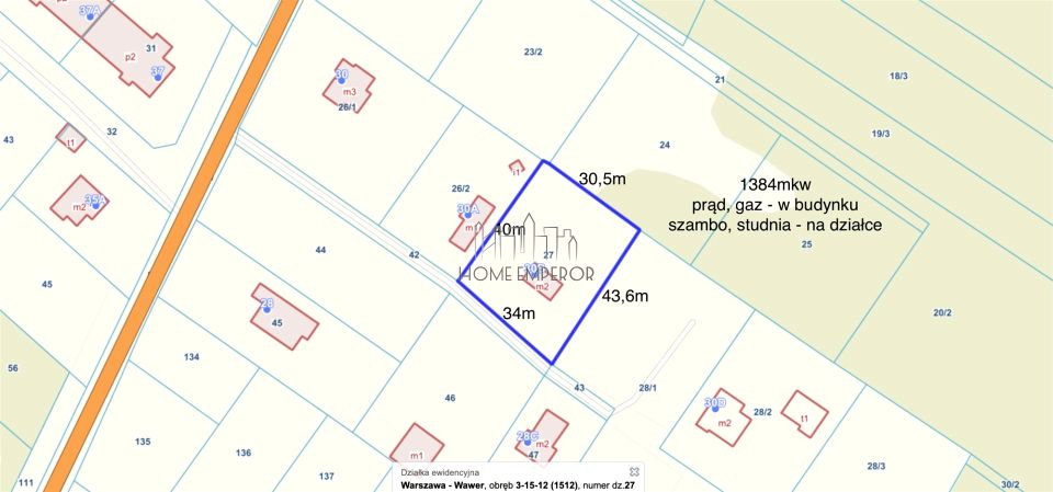 Ogrodzona działka sprzedam