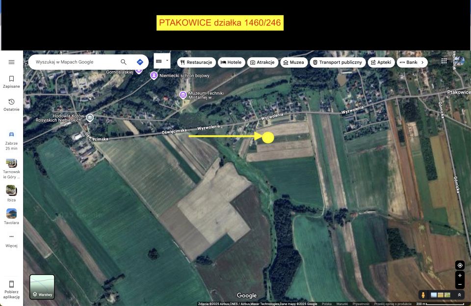 Działka Ptakowice