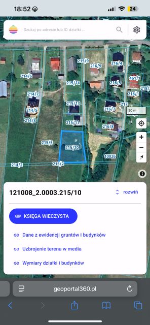 Działka budowlana Czaczów
