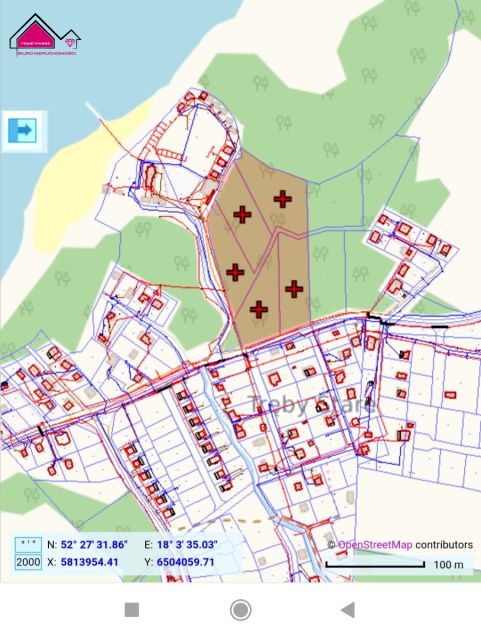 Działka leśna Tręby Stare sprzedam