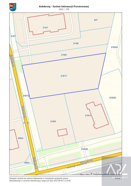 Działka usługowa Kołobrzeg