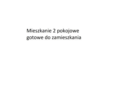 Mieszkanie Warszawa