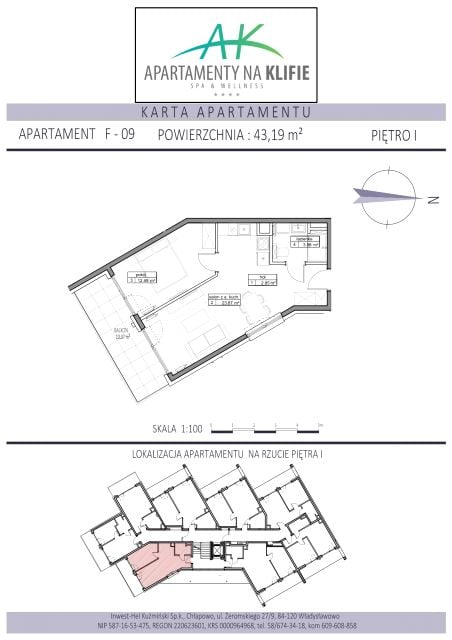 Mieszkanie Chłapowo, ul. Żeromskiego 27
