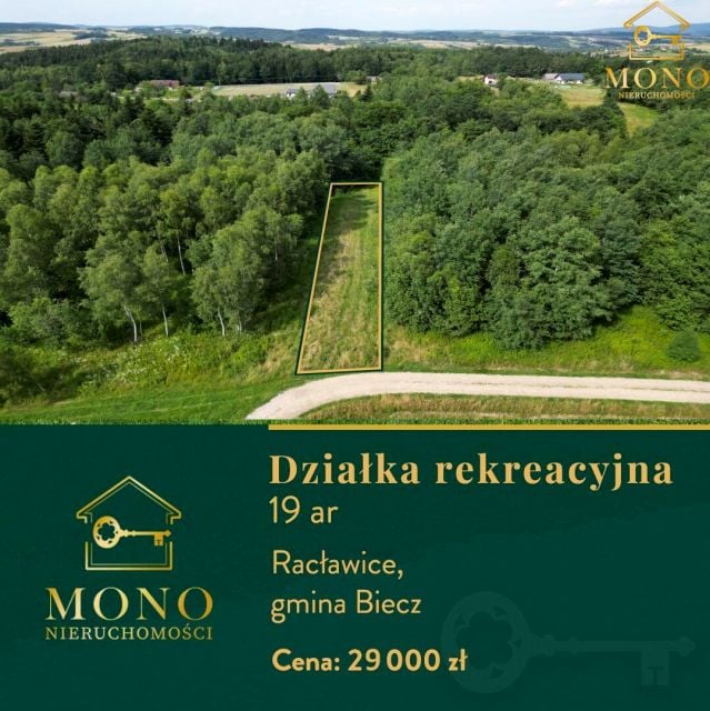 Działka rekreacyjna Racławice