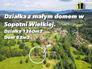 Zabudowana działka Sopotnia Wielka