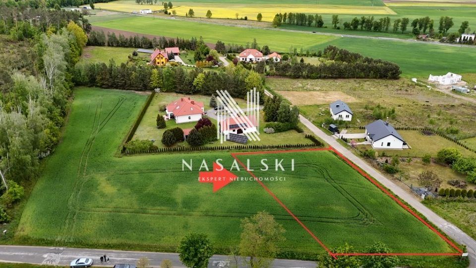 Działka przy lesie