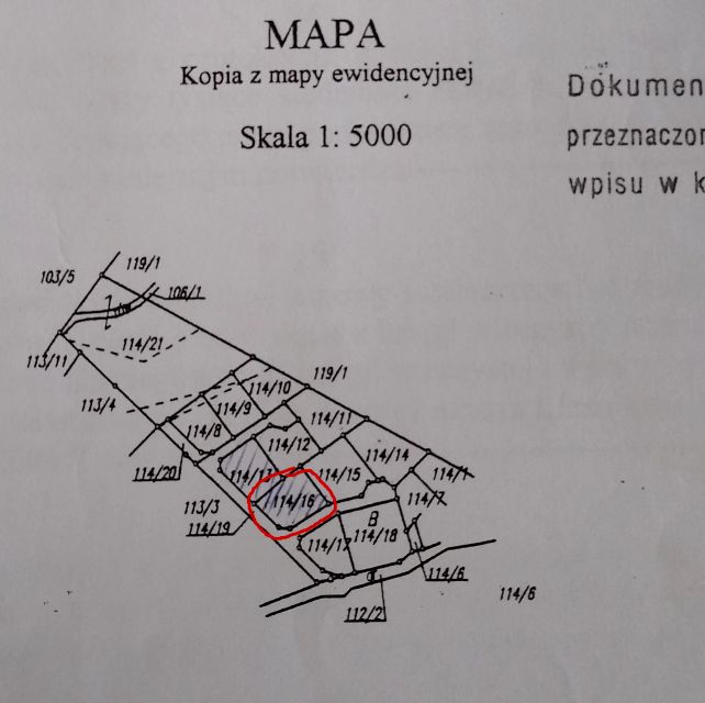 Działka budowlana Okoniny Nadjeziorne