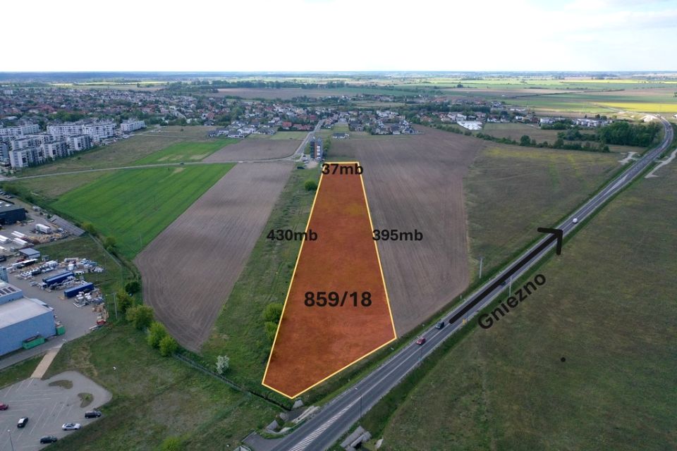 Działka usługowa Września