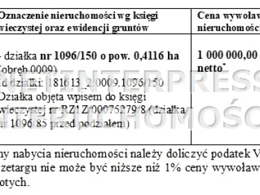 Pusta działka Wólka Podleśna