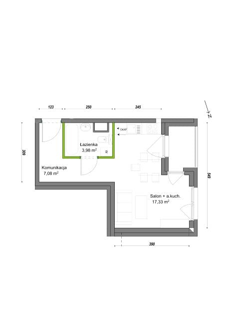Mieszkanie Ołtaszyn, ul. Orawska 73