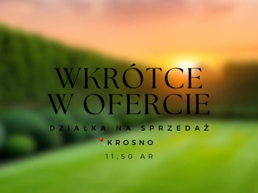 Działka budowlana Krosno
