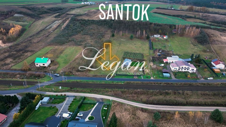 Działka budowlana Santok
