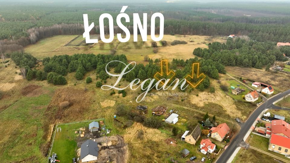Działka budowlana Łośno
