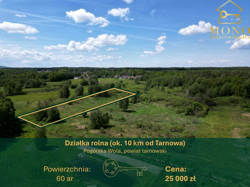Działka rolna Pogórska Wola