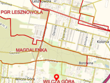 Działka budowlana Wilcza Góra
