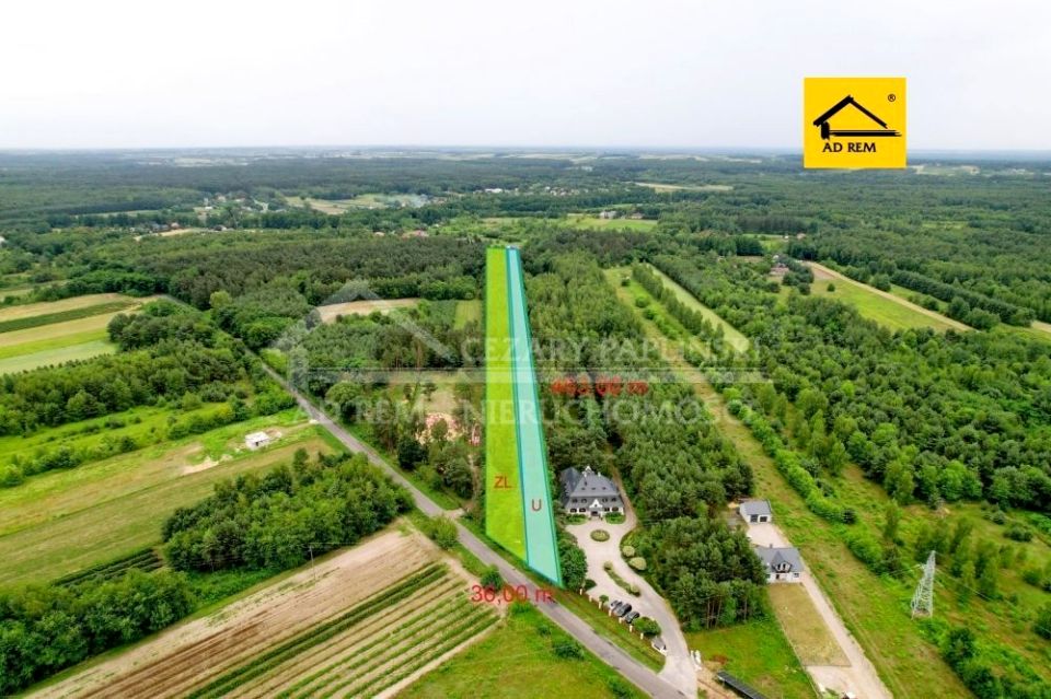 Działka inwestycyjna Uściąż