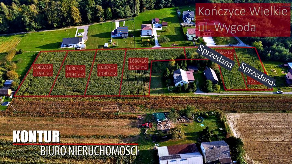 Działka Kończyce Wielkie
