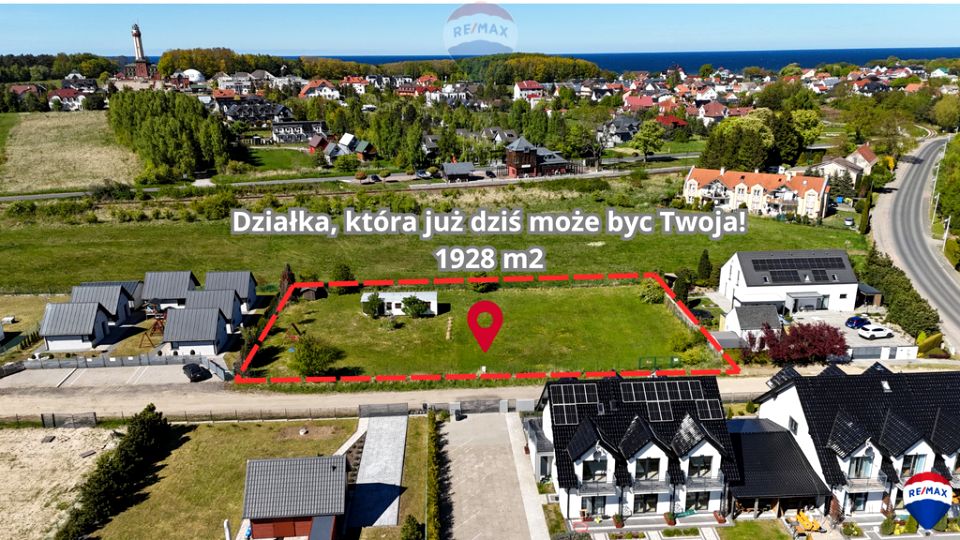 Działka przy lesie
