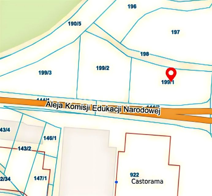 Działka usługowa Lubin