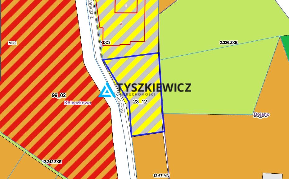 Działka usługowa Koleczkowo sprzedam