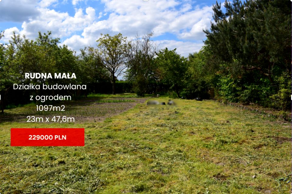 Działka RUDNA MAŁA