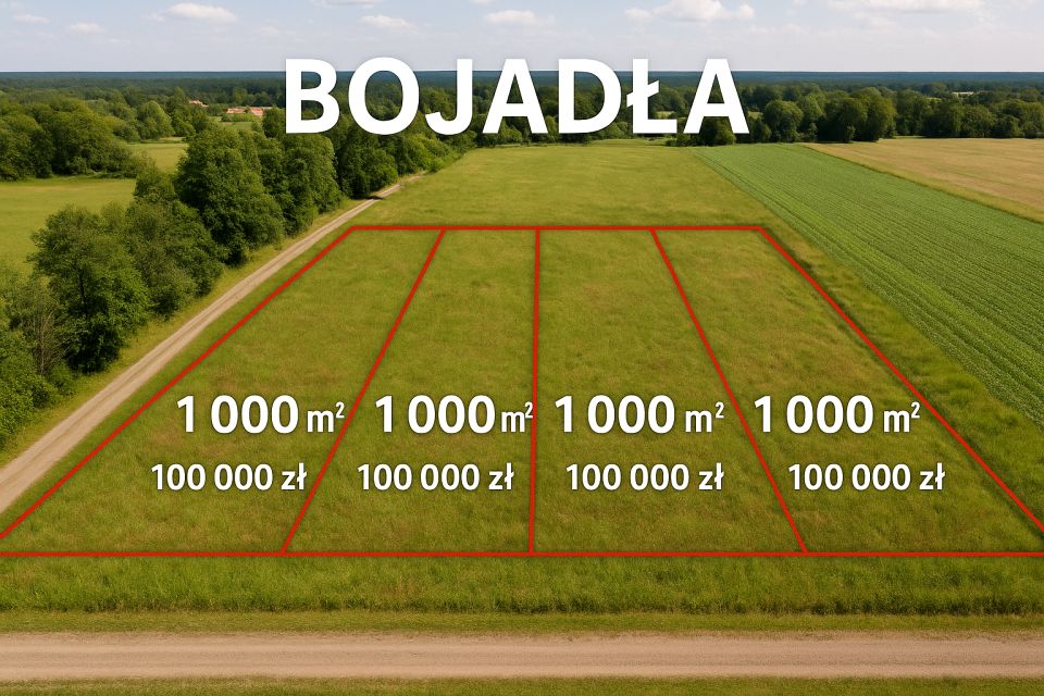 Działka budowlana Bojadła