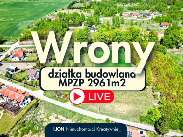 Działka budowlana Wrony