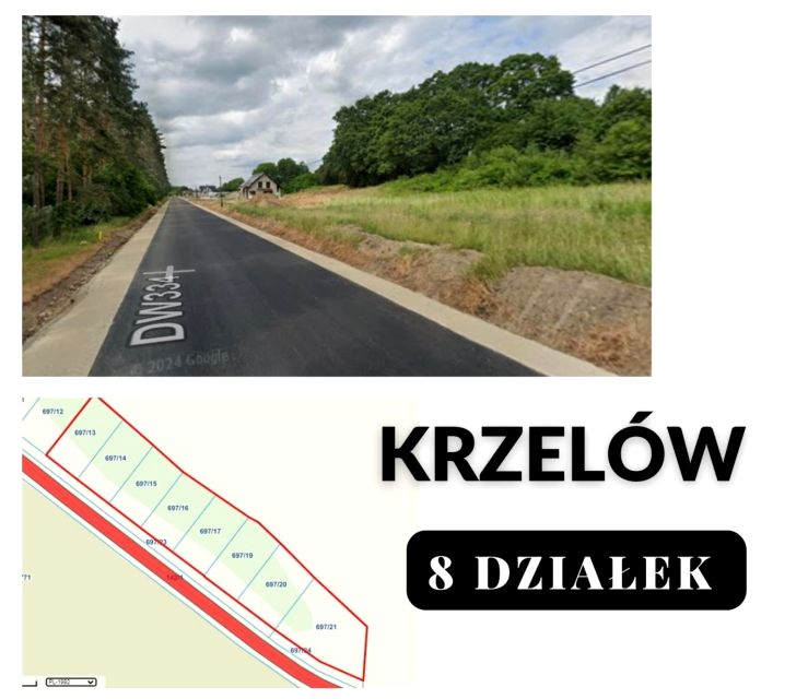 Działka budowlana Krzelów