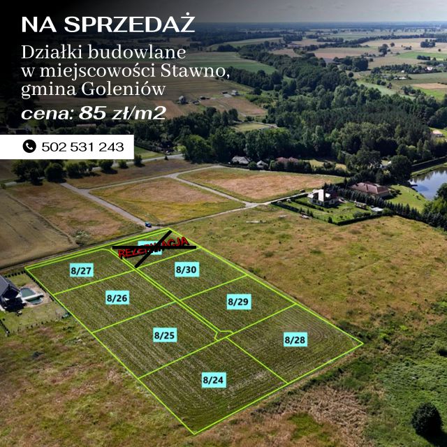 Działka Stawno