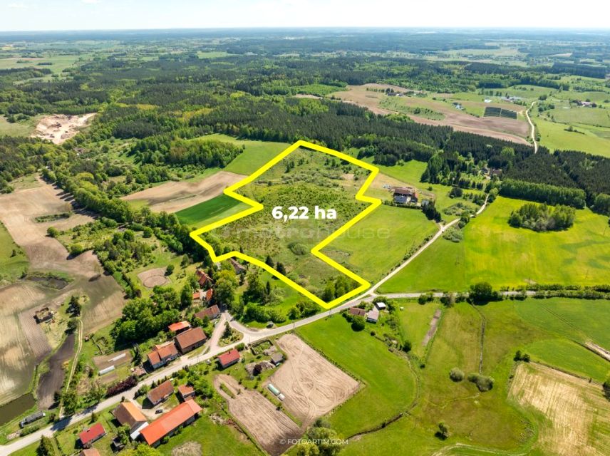 Działka budowlano-rolna Derc
