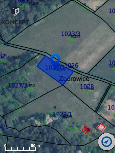 Działka budowlana Zborowice