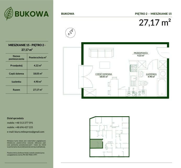 Mieszkanie Kopernika, ul. Bukowa 29