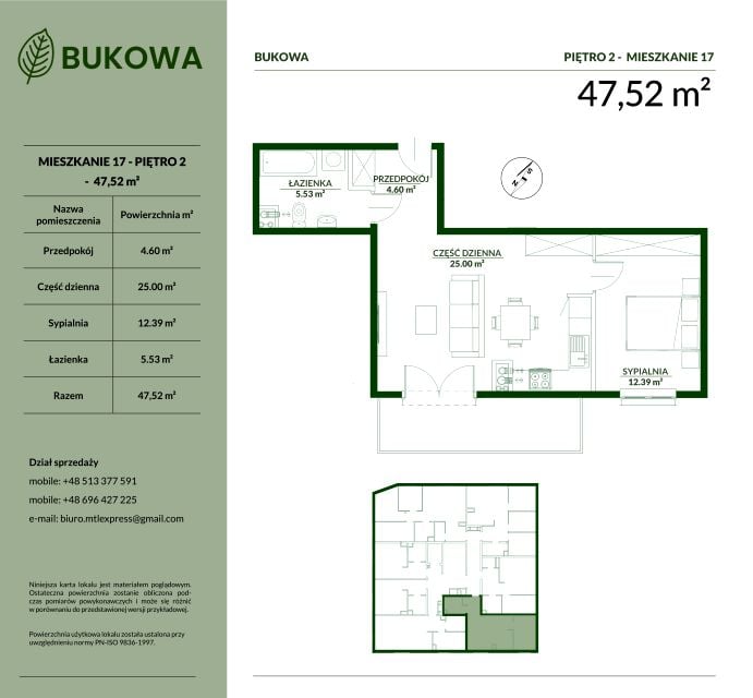 Mieszkanie Kopernika, ul. Bukowa 29
